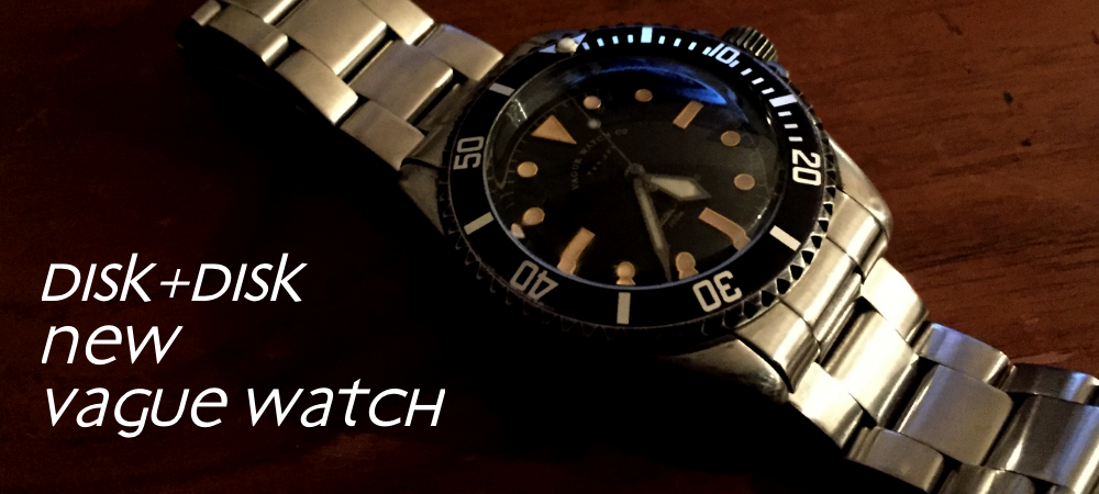 ベルト交換したvague watch1/disk